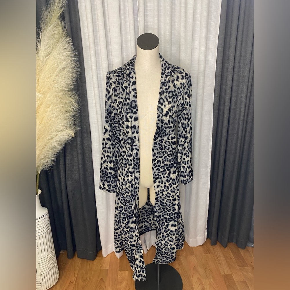Snow leopard dress/cardigan
